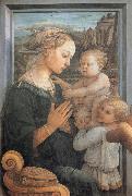 Fra Filippo Lippi Madonna and Child with Two Angels, Sweden oil painting artist